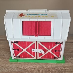 Fisher-Price Red and White Barn Playset